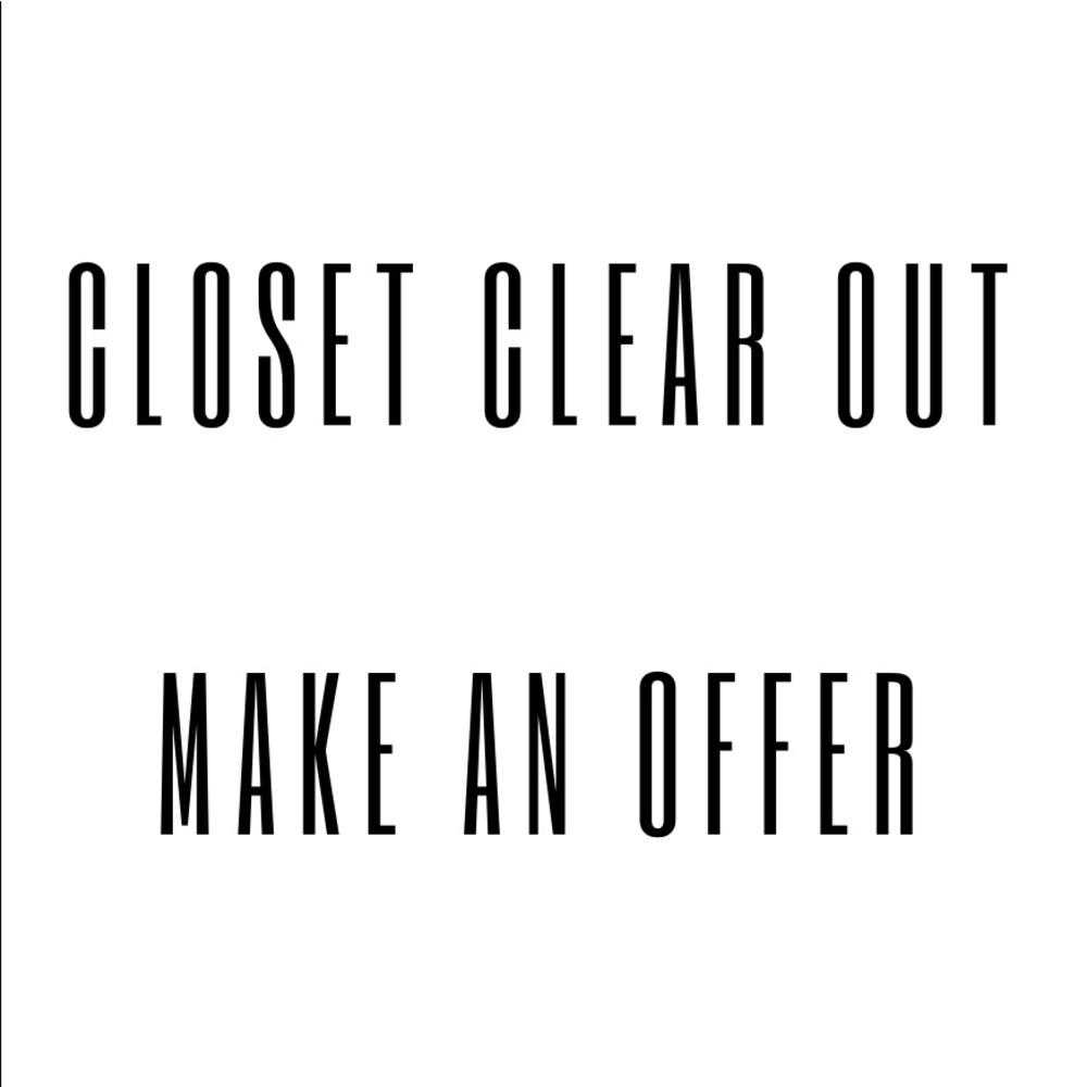 Closet clear out